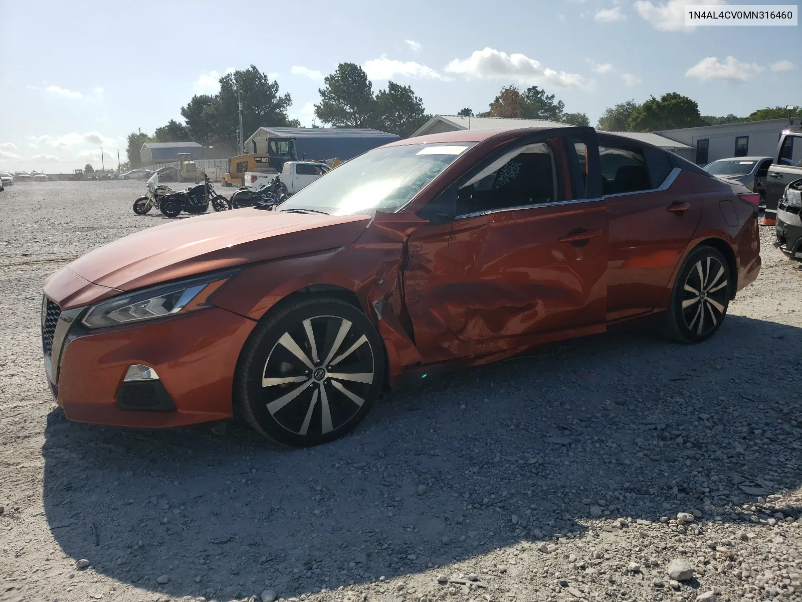 2021 Nissan Altima Sr VIN: 1N4AL4CV0MN316460 Lot: 63204624