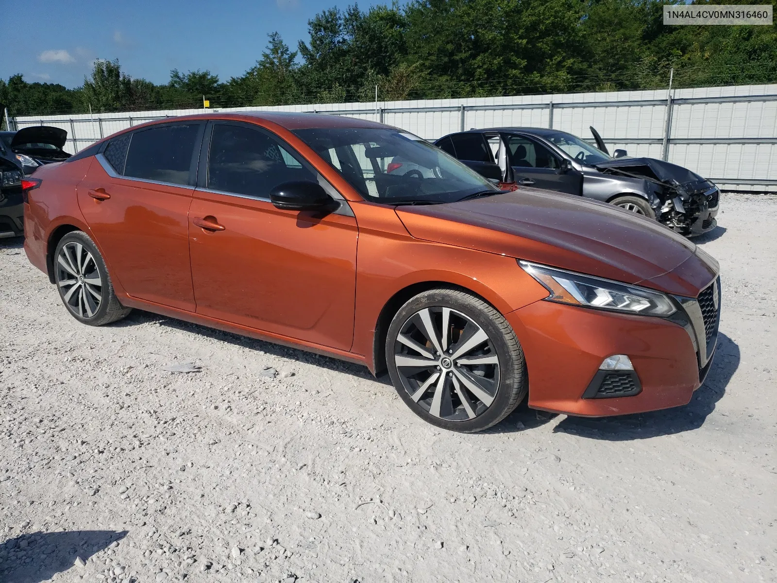 2021 Nissan Altima Sr VIN: 1N4AL4CV0MN316460 Lot: 63204624