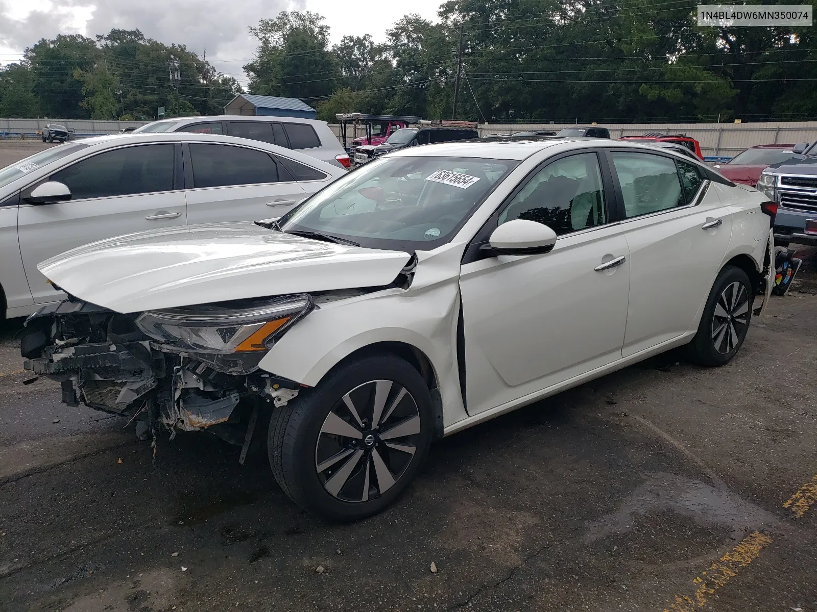 2021 Nissan Altima Sv VIN: 1N4BL4DW6MN350074 Lot: 63615654