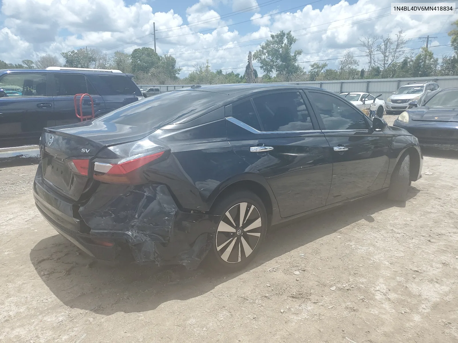 2021 Nissan Altima Sv VIN: 1N4BL4DV6MN418834 Lot: 64407344