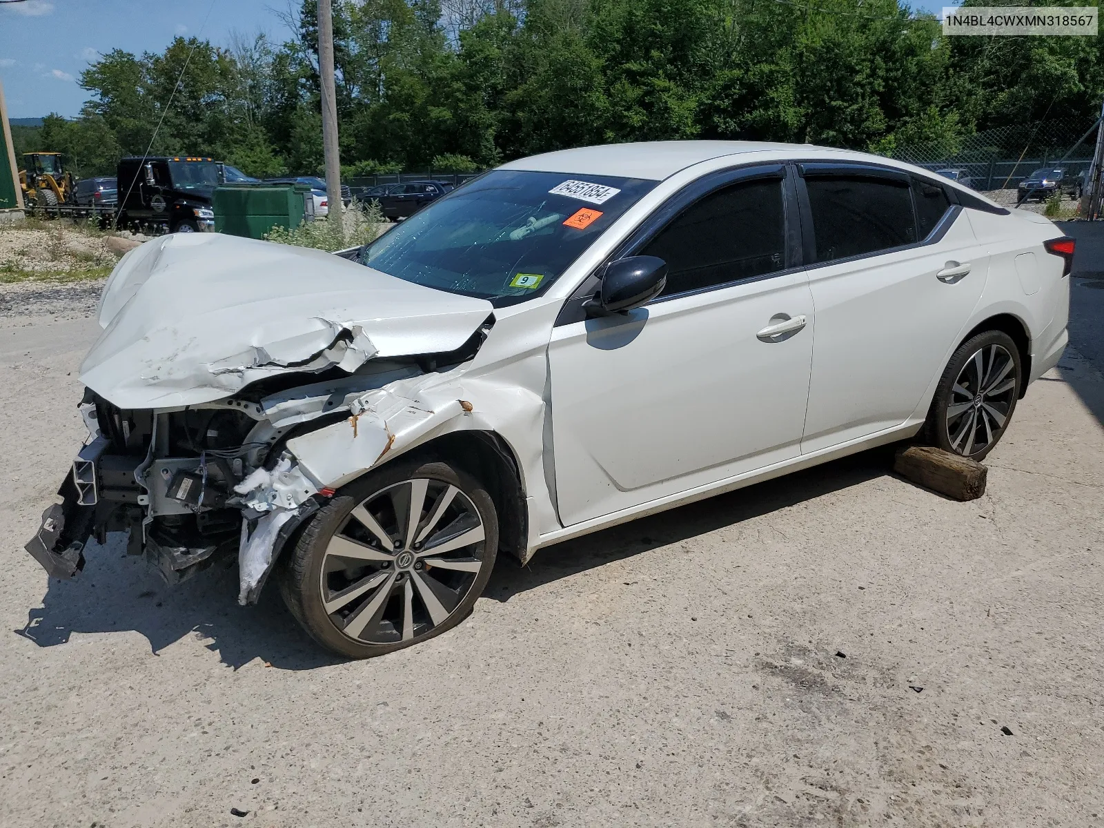 1N4BL4CWXMN318567 2021 Nissan Altima Sr