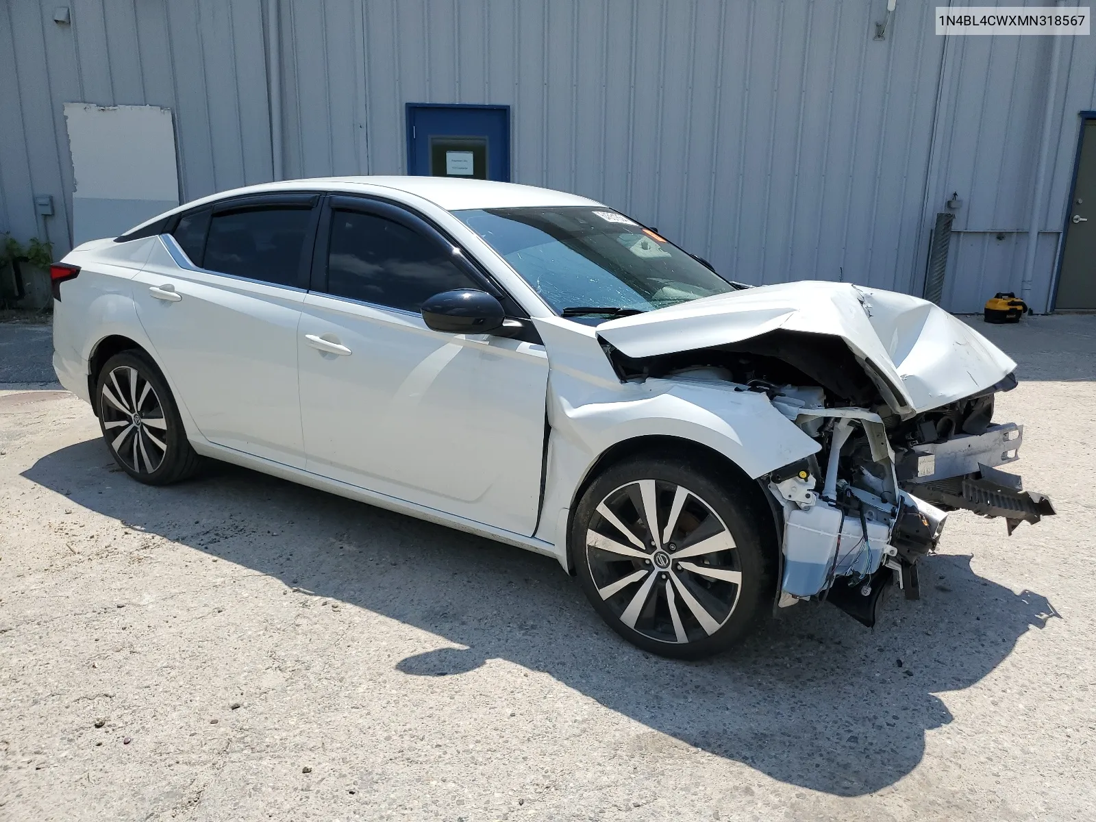 2021 Nissan Altima Sr VIN: 1N4BL4CWXMN318567 Lot: 64551854