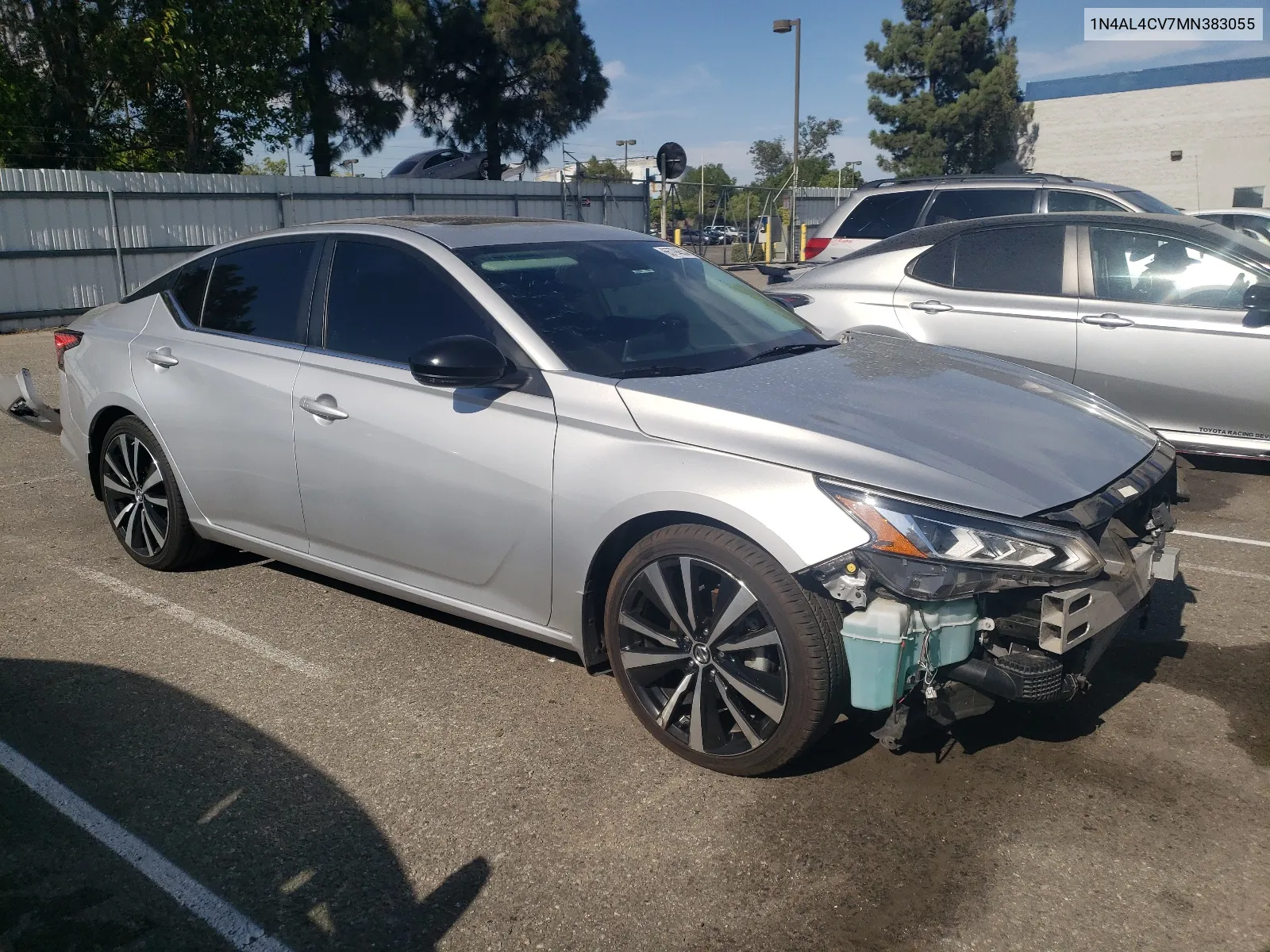 2021 Nissan Altima Sr VIN: 1N4AL4CV7MN383055 Lot: 65794554