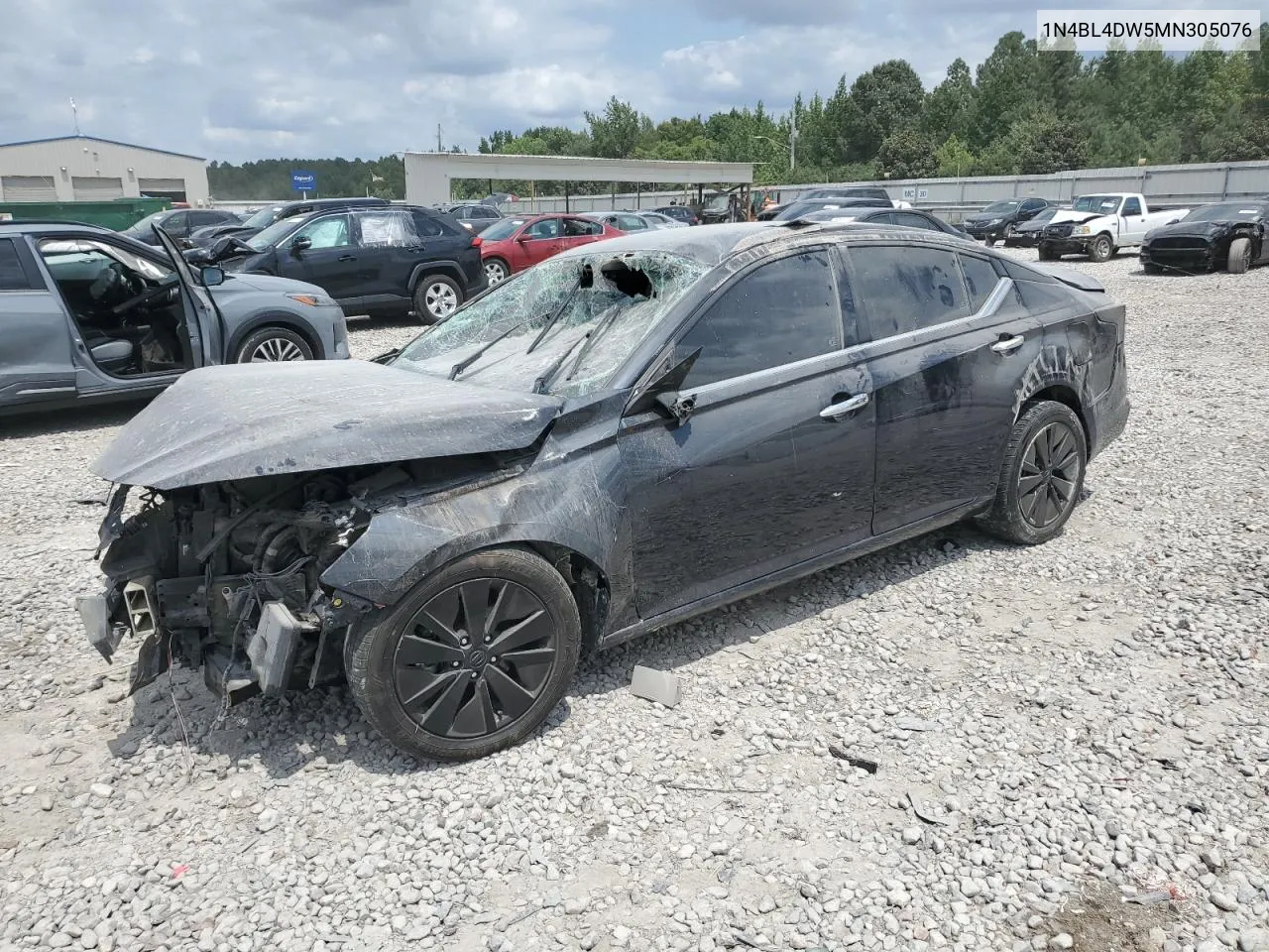 2021 Nissan Altima Sv VIN: 1N4BL4DW5MN305076 Lot: 66016674