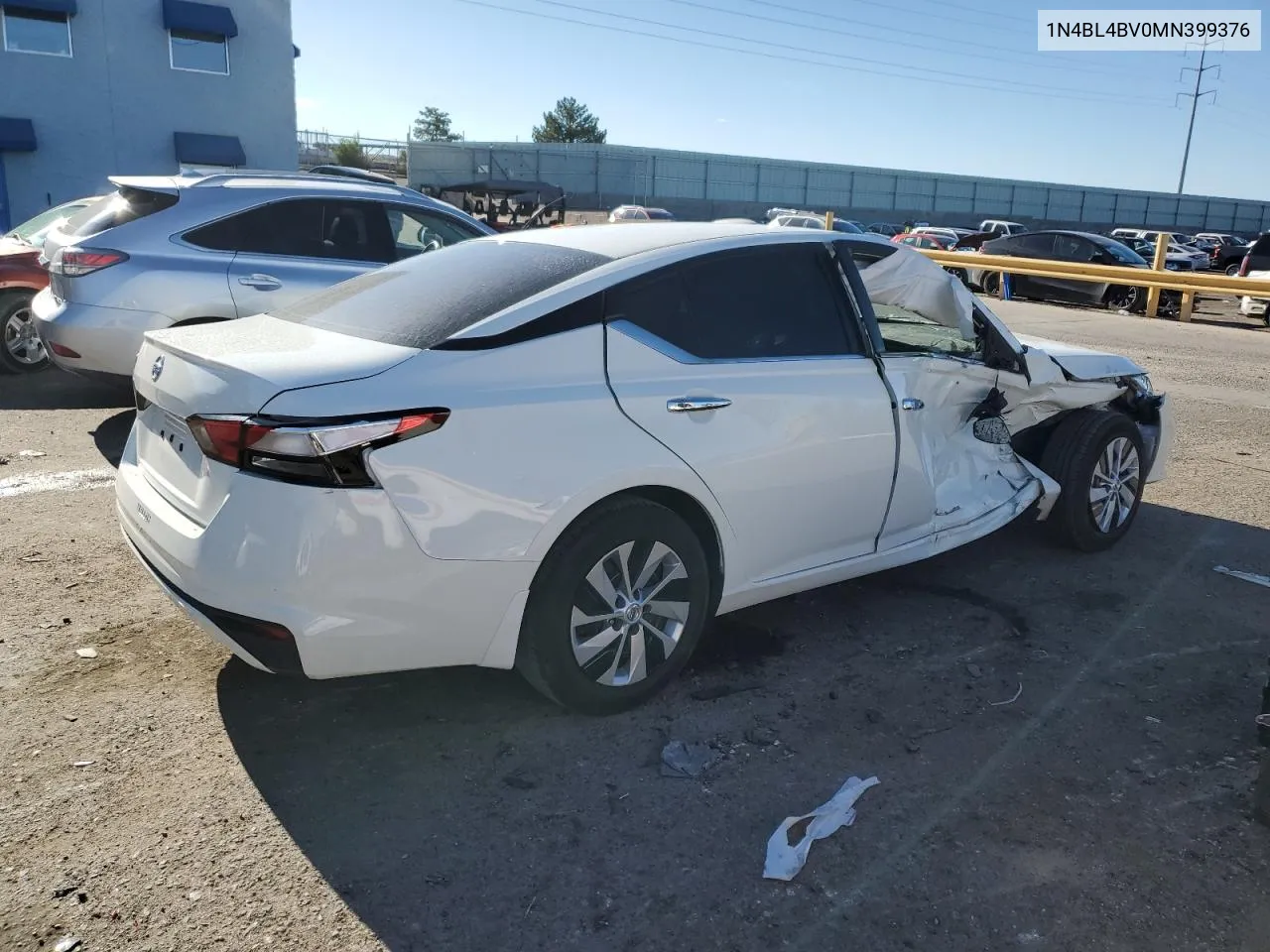 2021 Nissan Altima S VIN: 1N4BL4BV0MN399376 Lot: 66794764