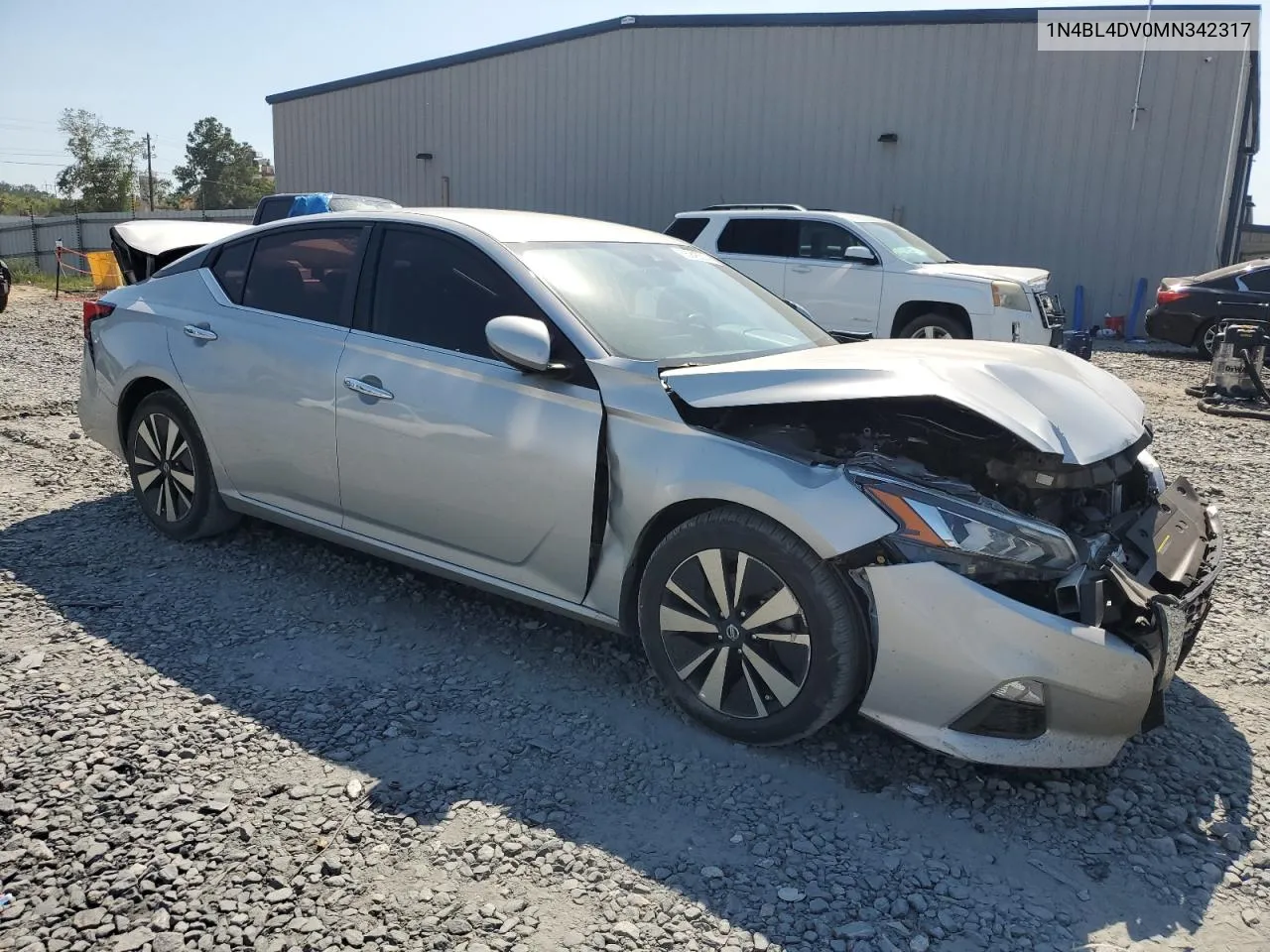 2021 Nissan Altima Sv VIN: 1N4BL4DV0MN342317 Lot: 66945314