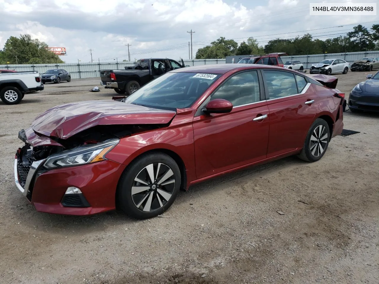 2021 Nissan Altima Sv VIN: 1N4BL4DV3MN368488 Lot: 67532564