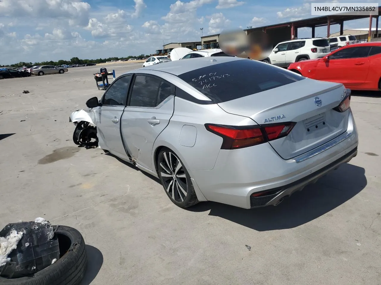 1N4BL4CV7MN335852 2021 Nissan Altima Sr