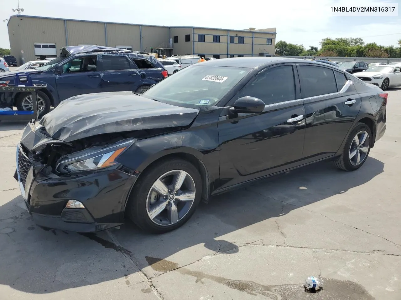 2021 Nissan Altima Sv VIN: 1N4BL4DV2MN316317 Lot: 67820804