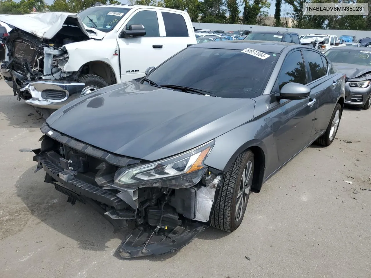 2021 Nissan Altima Sv VIN: 1N4BL4DV8MN350231 Lot: 68972084