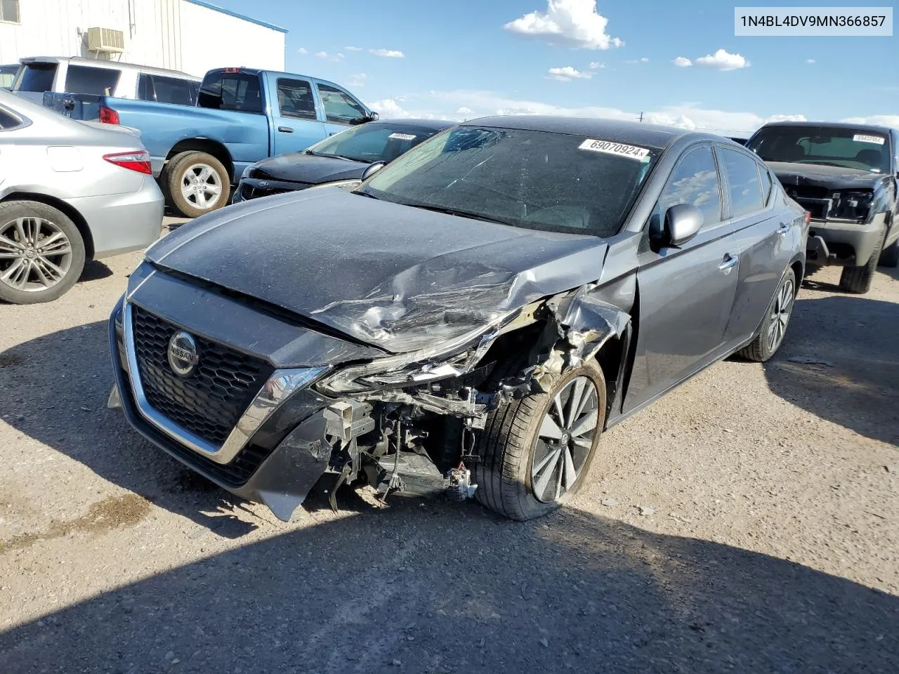 2021 Nissan Altima Sv VIN: 1N4BL4DV9MN366857 Lot: 69070924