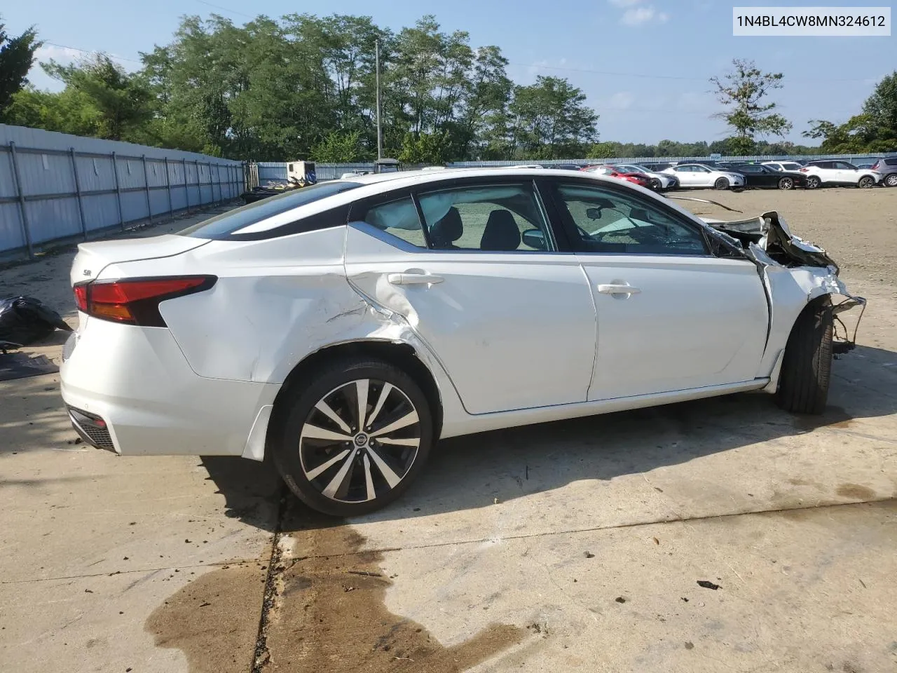 2021 Nissan Altima Sr VIN: 1N4BL4CW8MN324612 Lot: 69076804