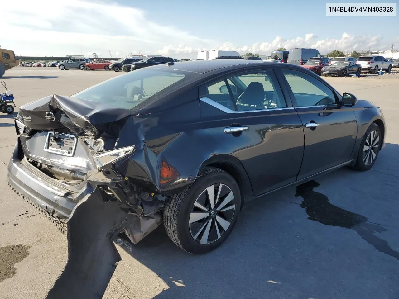 2021 Nissan Altima Sv VIN: 1N4BL4DV4MN403328 Lot: 69101724