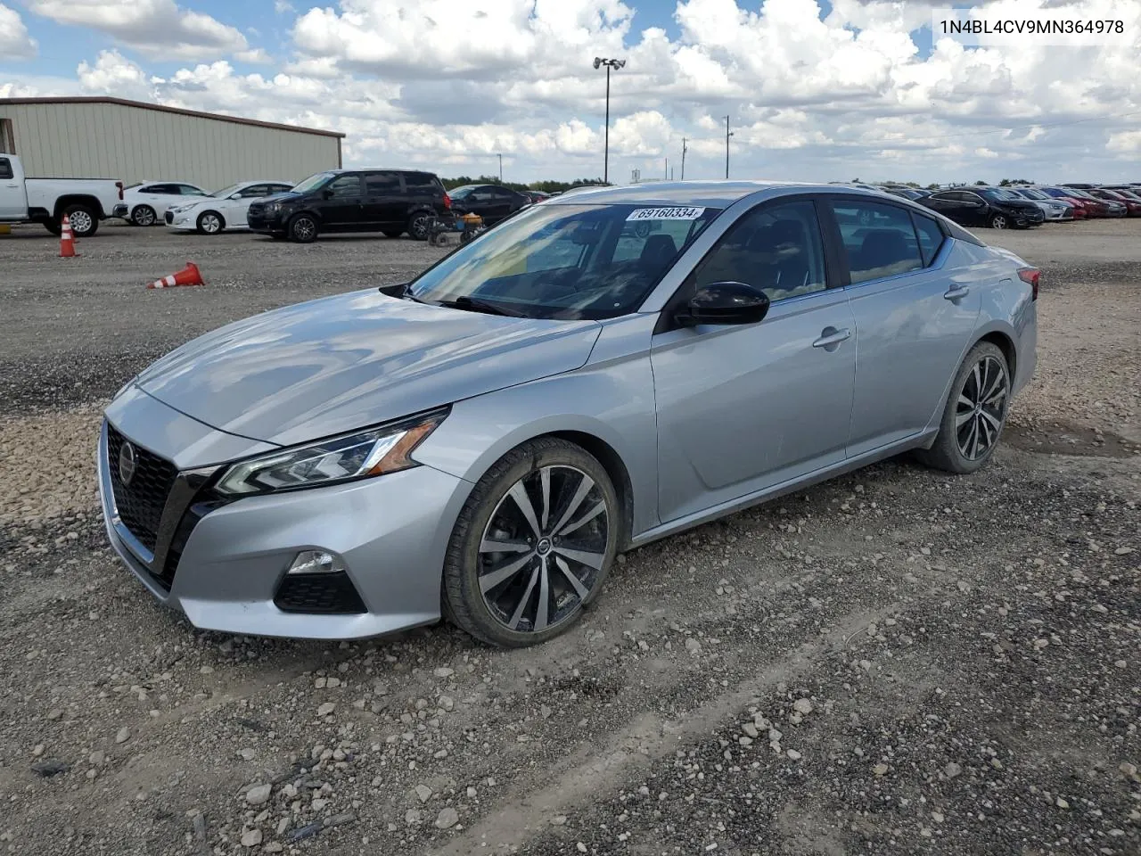 2021 Nissan Altima Sr VIN: 1N4BL4CV9MN364978 Lot: 69160334