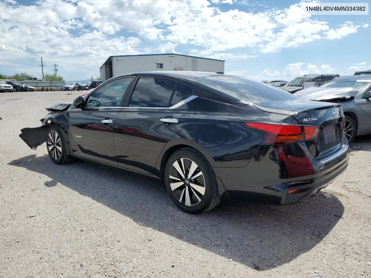 2021 Nissan Altima Sv VIN: 1N4BL4DV4MN334382 Lot: 69249164