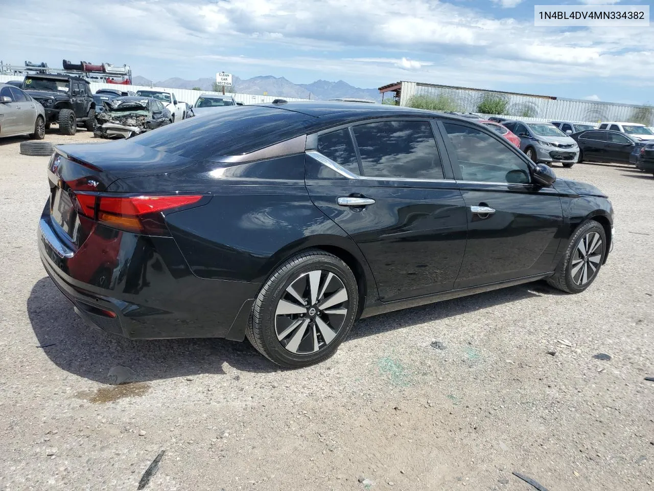 2021 Nissan Altima Sv VIN: 1N4BL4DV4MN334382 Lot: 69249164