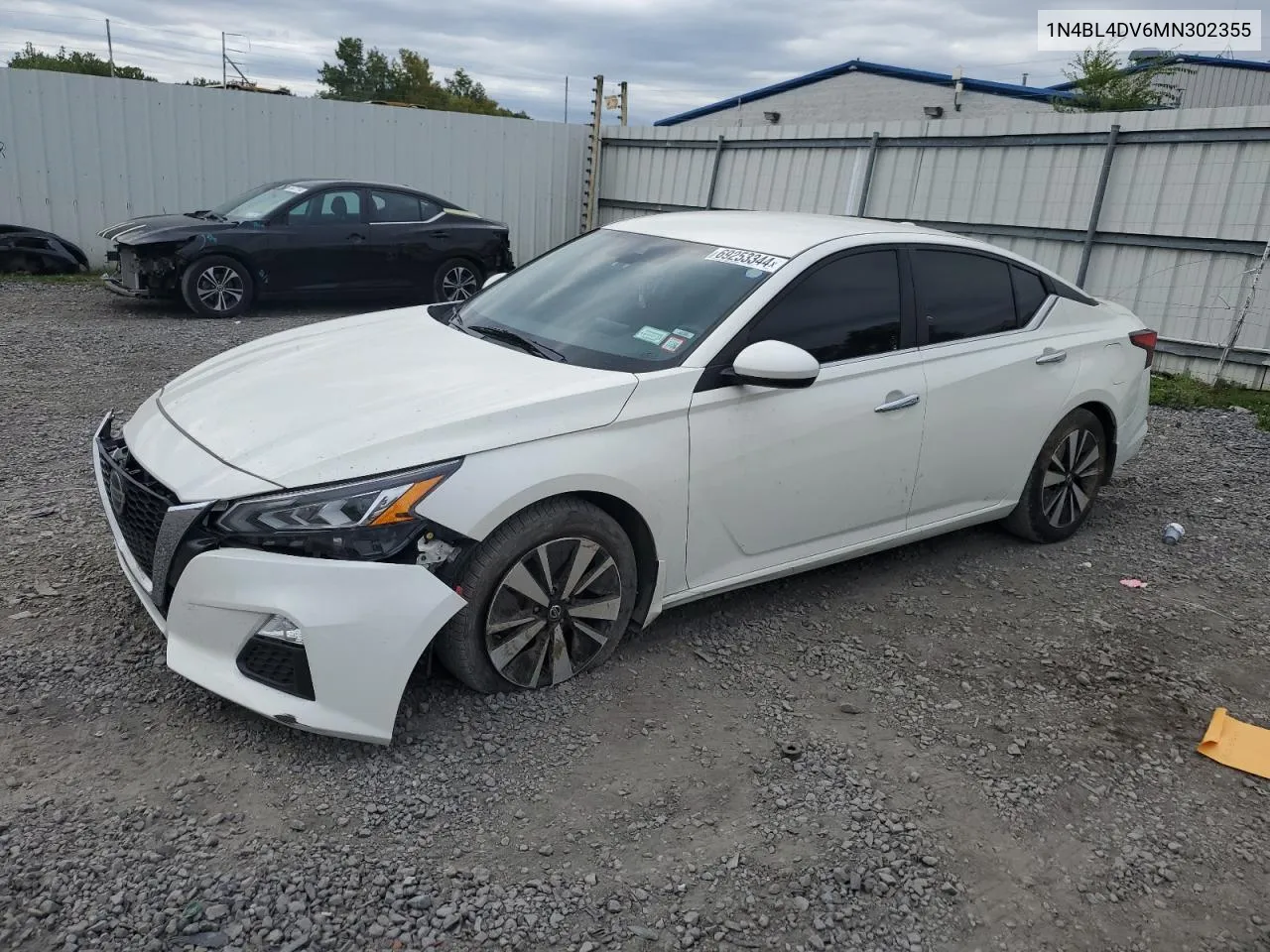 2021 Nissan Altima Sv VIN: 1N4BL4DV6MN302355 Lot: 69253344