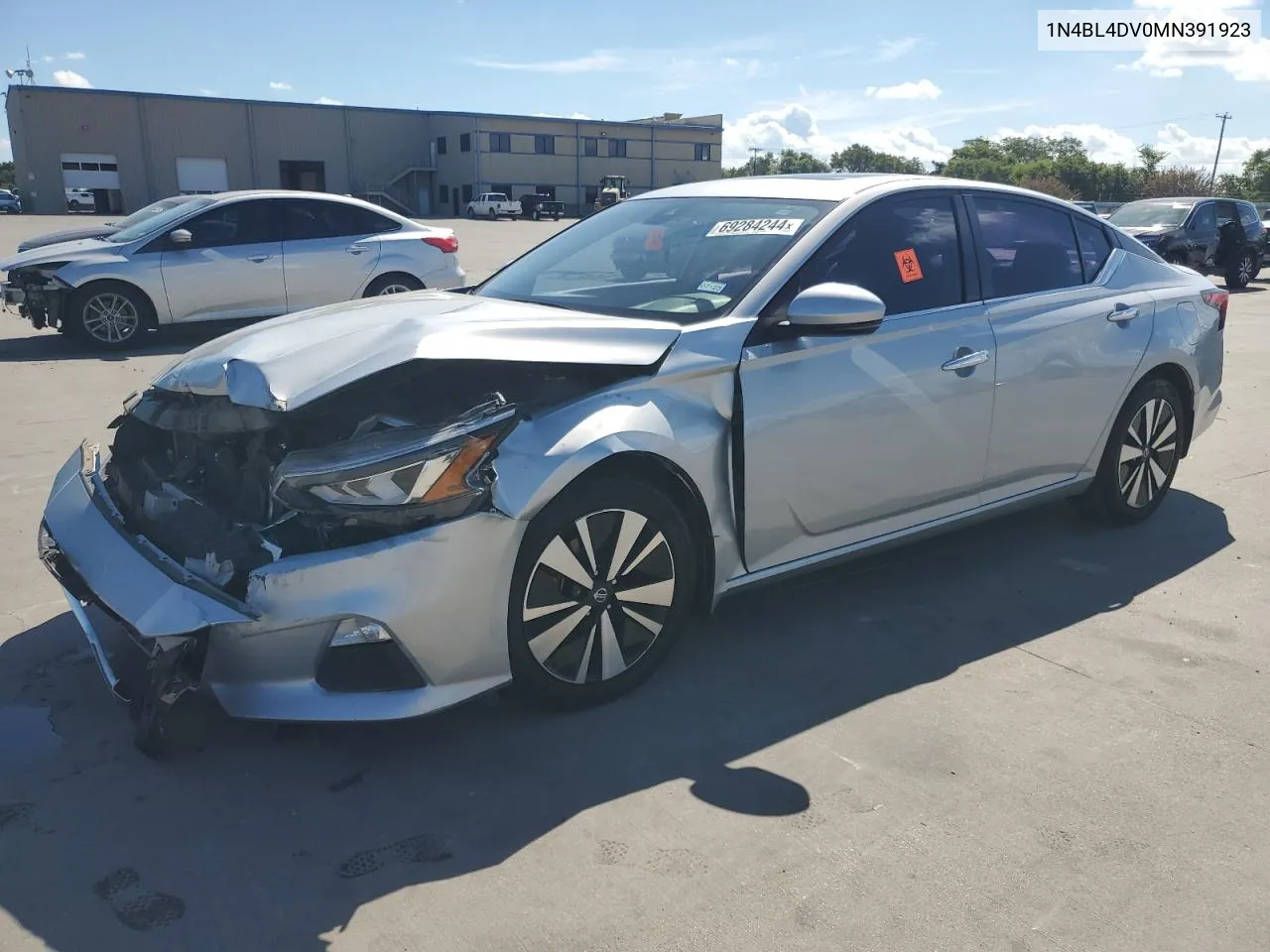 2021 Nissan Altima Sv VIN: 1N4BL4DV0MN391923 Lot: 69284244