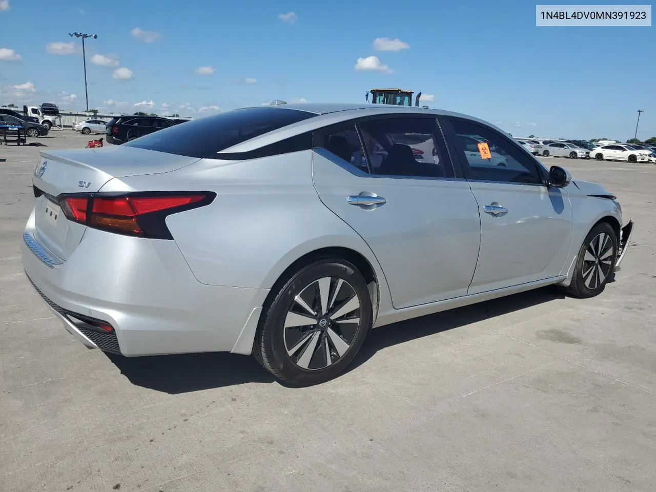 2021 Nissan Altima Sv VIN: 1N4BL4DV0MN391923 Lot: 69284244