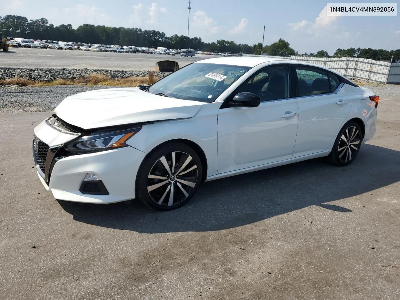 2021 Nissan Altima Sr VIN: 1N4BL4CV4MN392056 Lot: 69499114