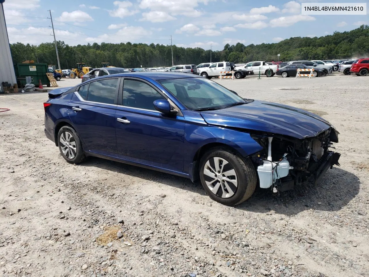 1N4BL4BV6MN421610 2021 Nissan Altima S