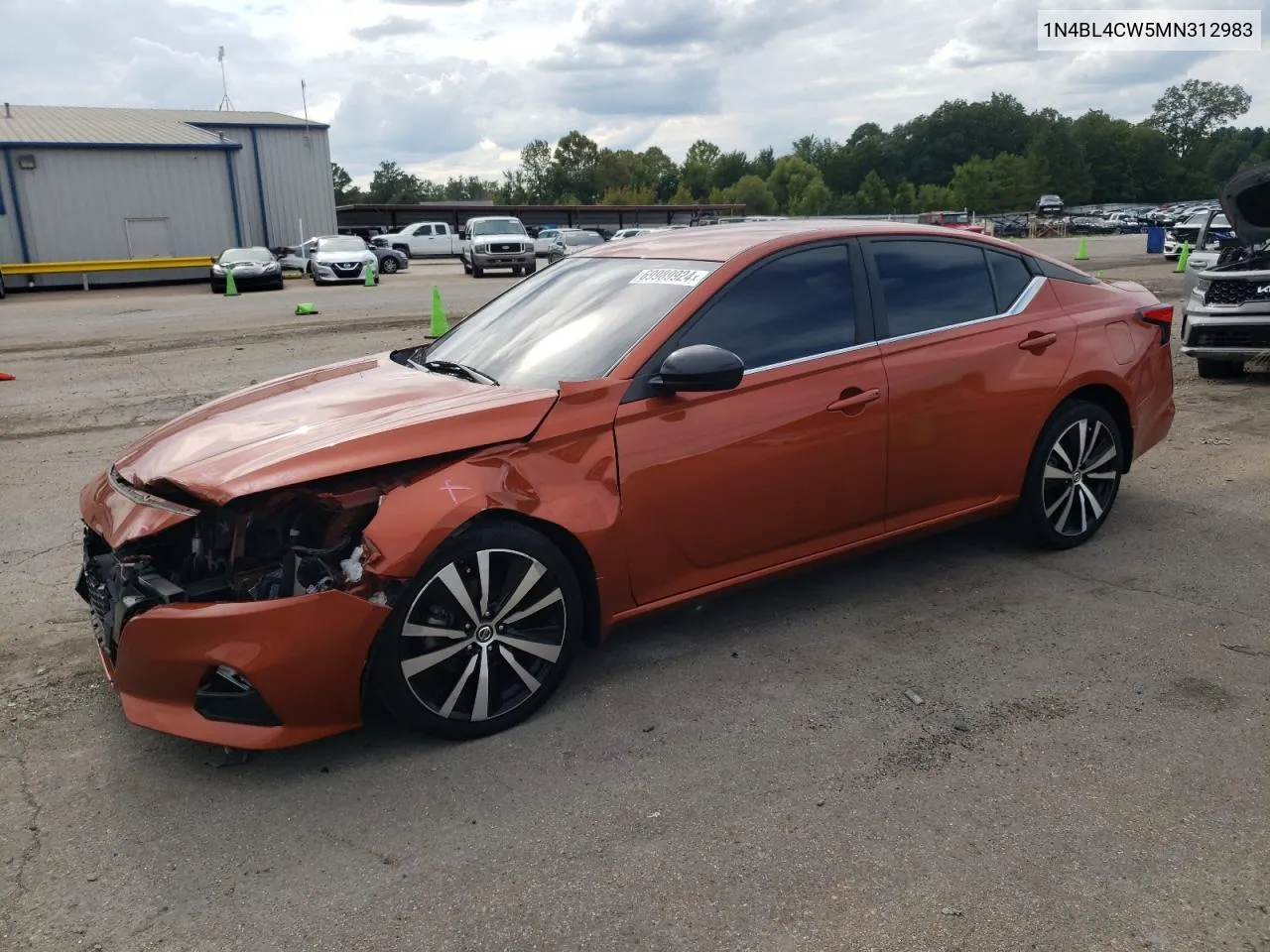 2021 Nissan Altima Sr VIN: 1N4BL4CW5MN312983 Lot: 69989924