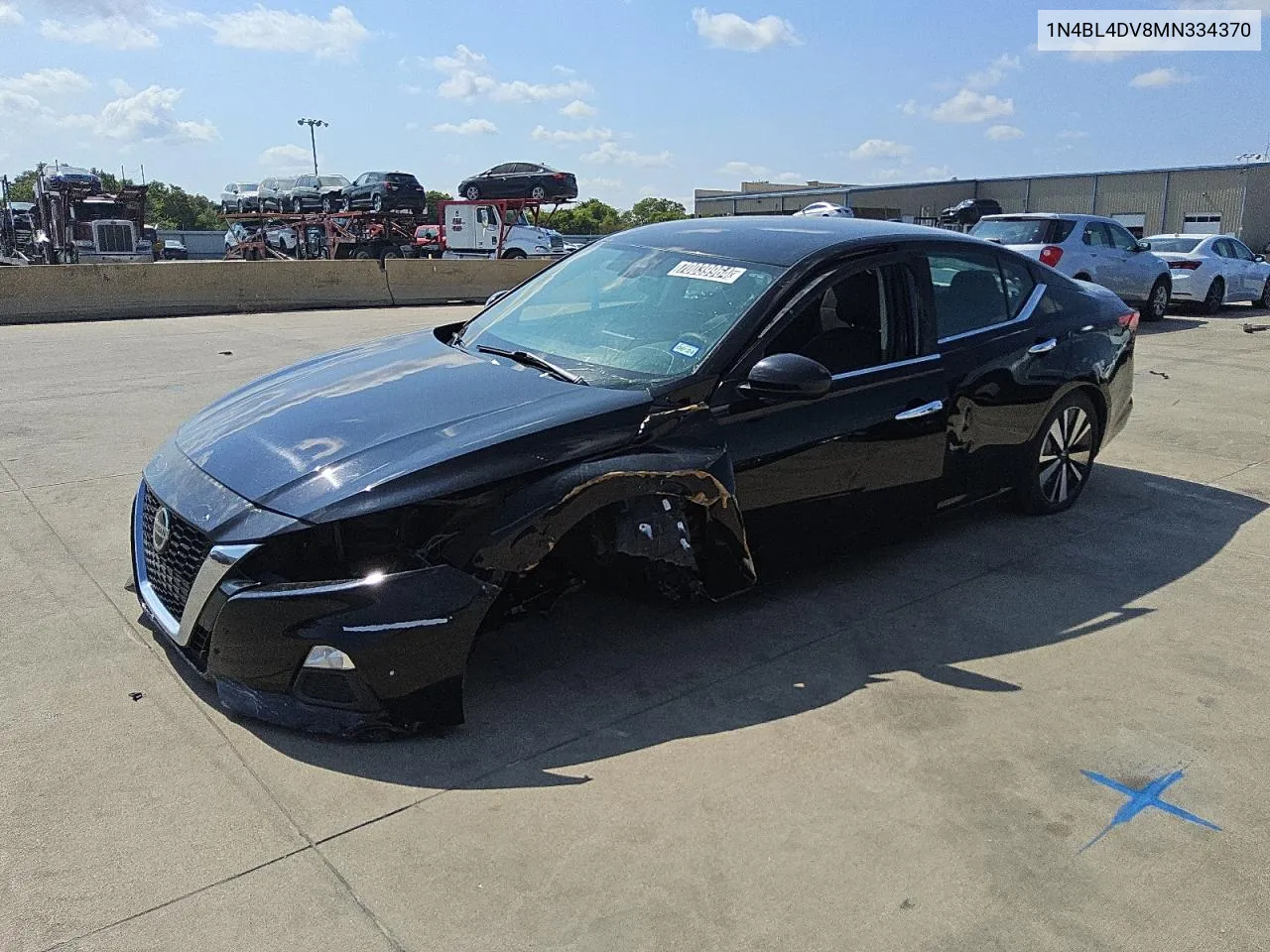 2021 Nissan Altima Sv VIN: 1N4BL4DV8MN334370 Lot: 70039964