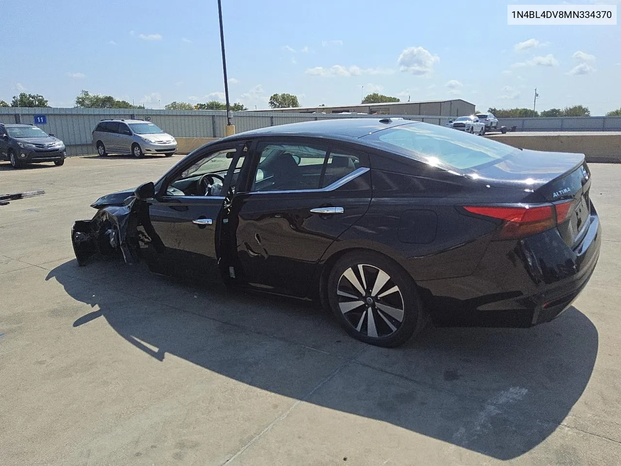 2021 Nissan Altima Sv VIN: 1N4BL4DV8MN334370 Lot: 70039964