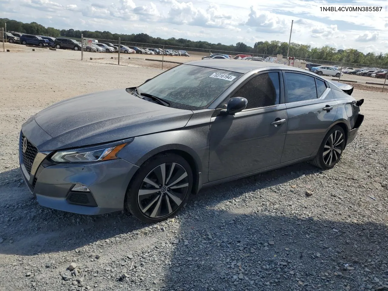 1N4BL4CV0MN385587 2021 Nissan Altima Sr