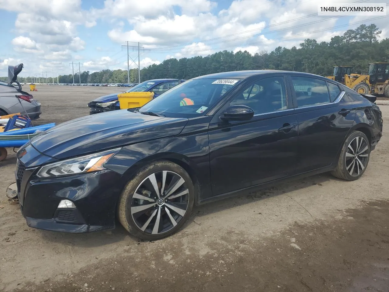 2021 Nissan Altima Sr VIN: 1N4BL4CVXMN308192 Lot: 70629044