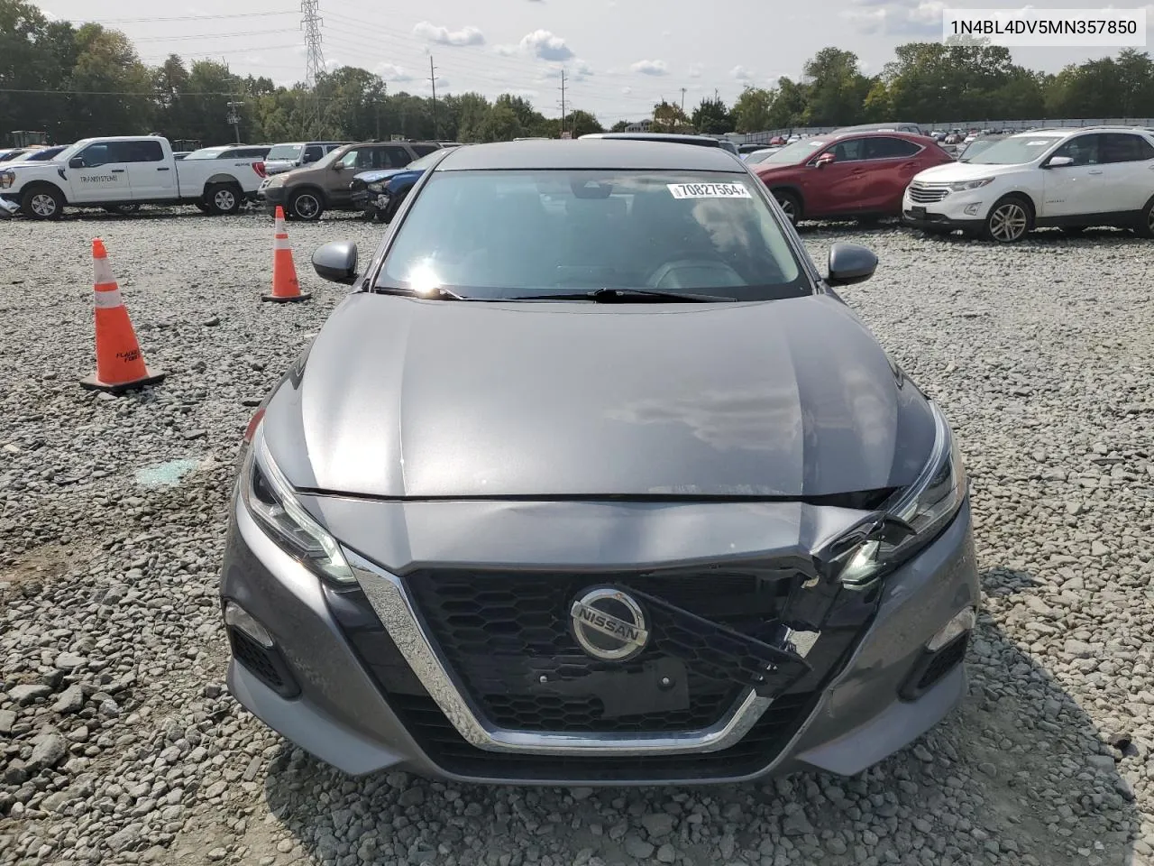 2021 Nissan Altima Sv VIN: 1N4BL4DV5MN357850 Lot: 70827564