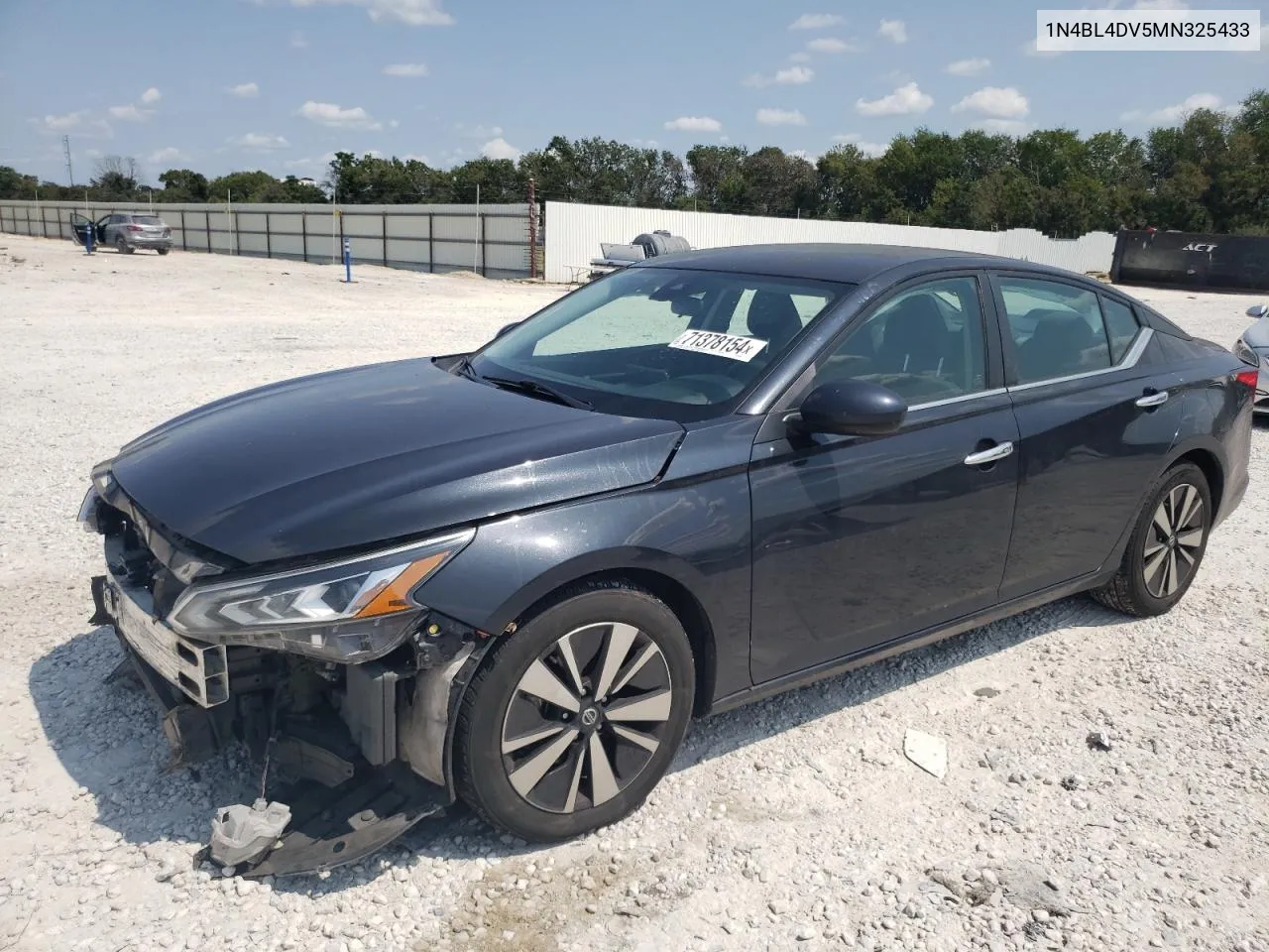 2021 Nissan Altima Sv VIN: 1N4BL4DV5MN325433 Lot: 71378154