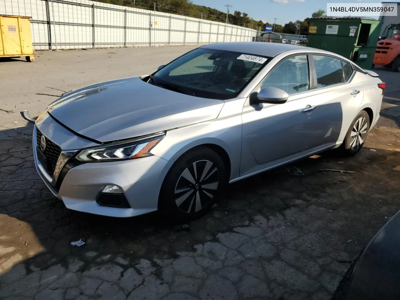 2021 Nissan Altima Sv VIN: 1N4BL4DV5MN359047 Lot: 71404874