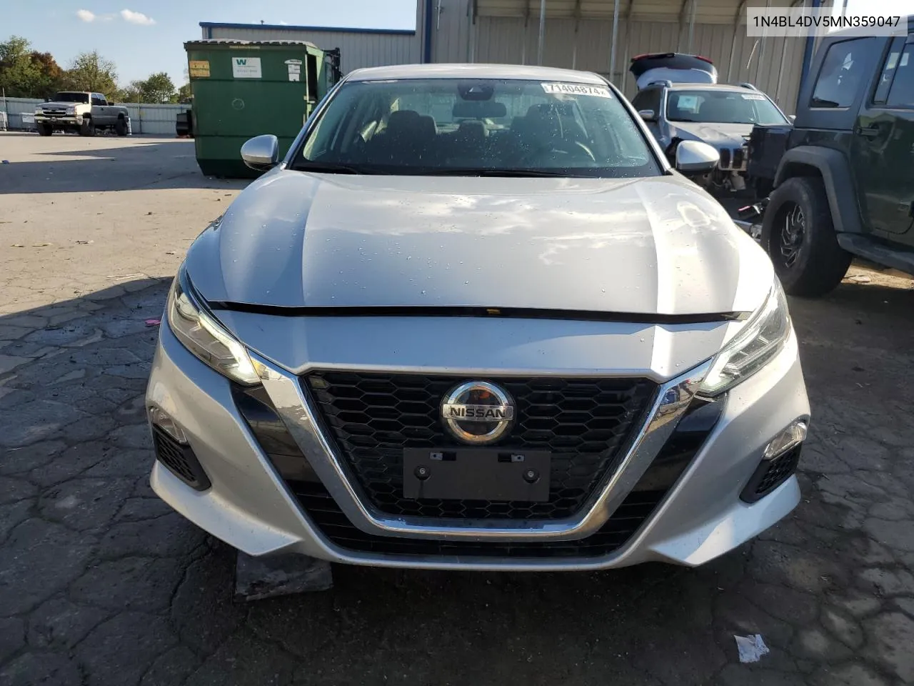 2021 Nissan Altima Sv VIN: 1N4BL4DV5MN359047 Lot: 71404874