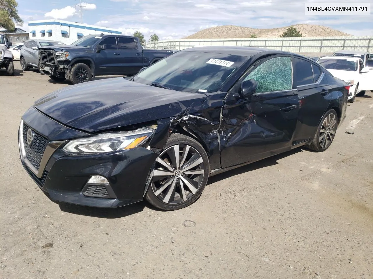 2021 Nissan Altima Sr VIN: 1N4BL4CVXMN411791 Lot: 71411114