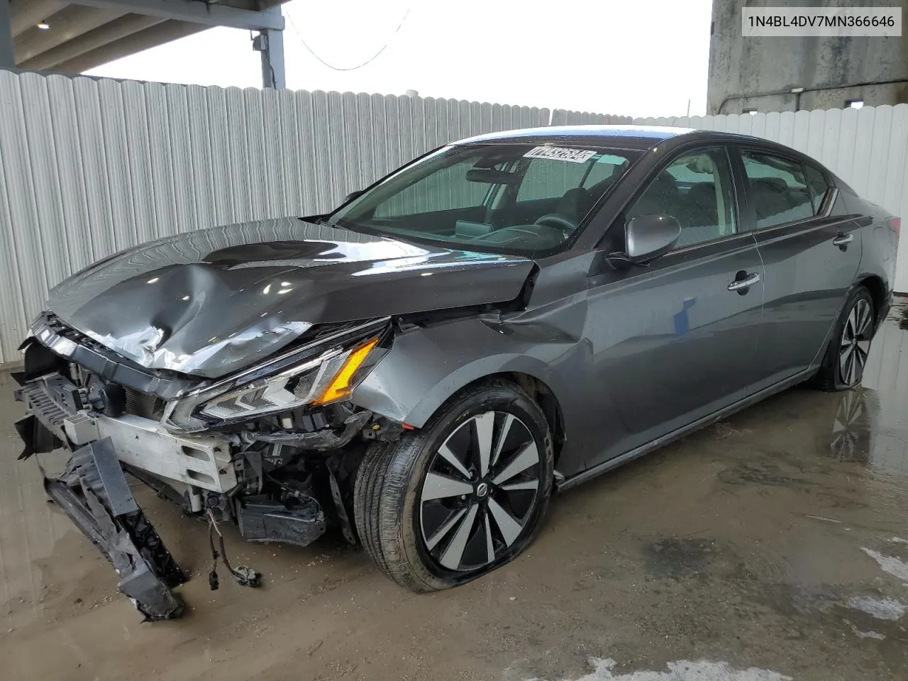 2021 Nissan Altima Sv VIN: 1N4BL4DV7MN366646 Lot: 71432584