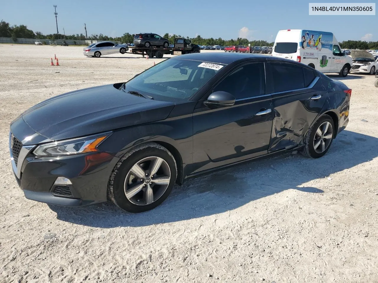 2021 Nissan Altima Sv VIN: 1N4BL4DV1MN350605 Lot: 72272874