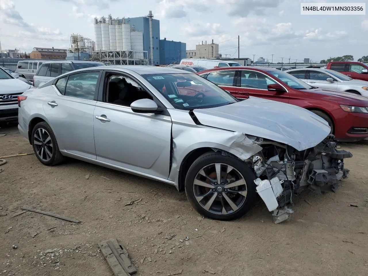 2021 Nissan Altima Sv VIN: 1N4BL4DW1MN303356 Lot: 72468534