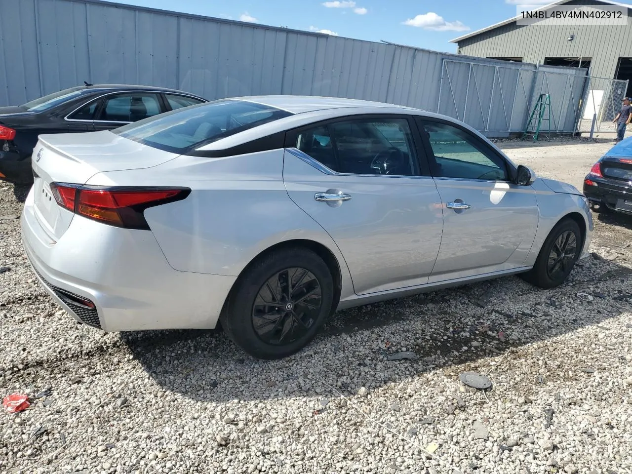 2021 Nissan Altima S VIN: 1N4BL4BV4MN402912 Lot: 72761404