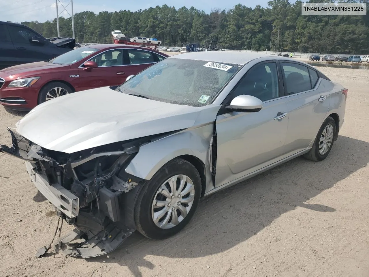 2021 Nissan Altima S VIN: 1N4BL4BVXMN381225 Lot: 73035604