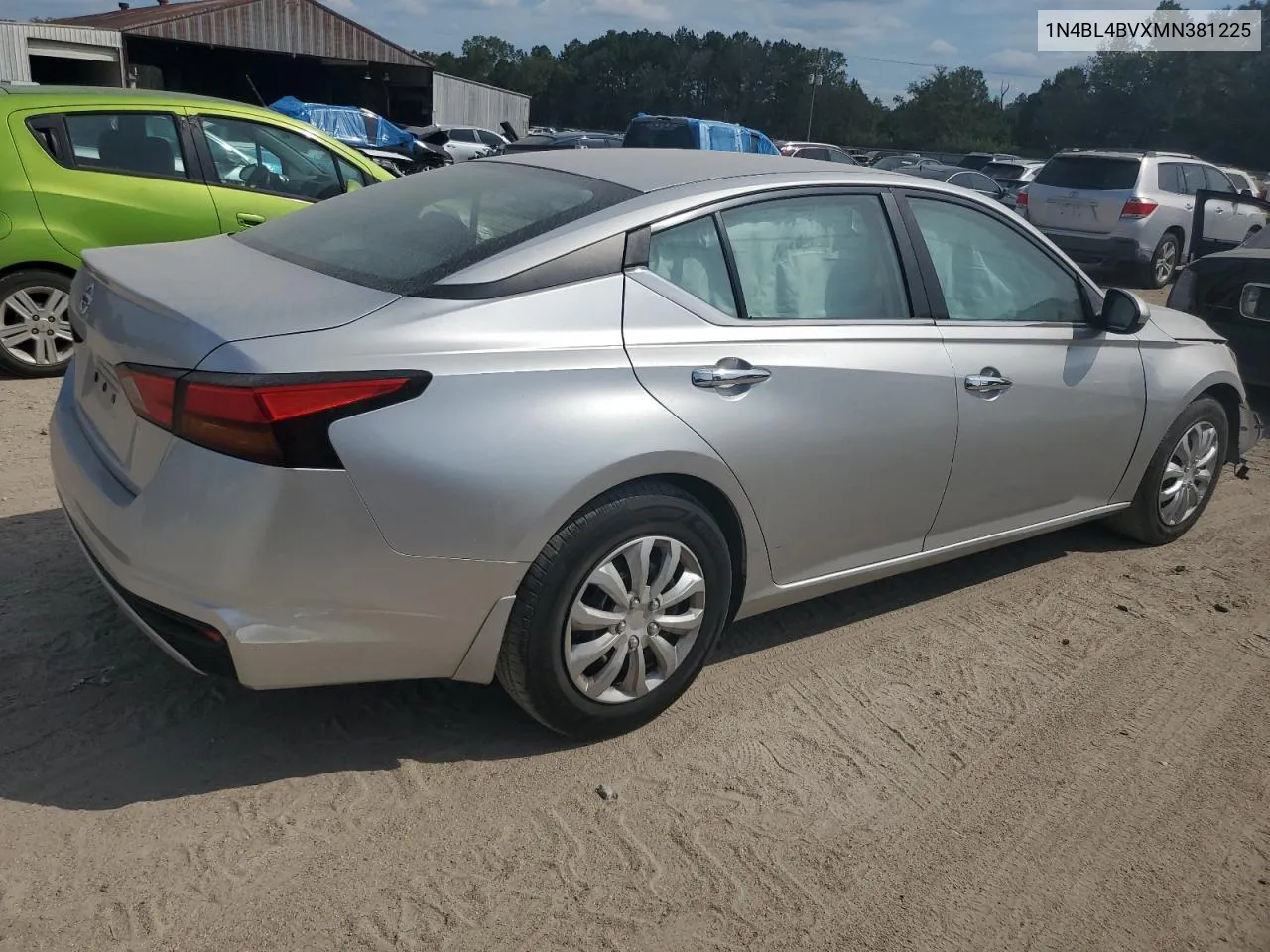 2021 Nissan Altima S VIN: 1N4BL4BVXMN381225 Lot: 73035604