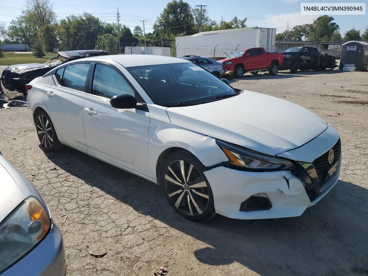 2021 Nissan Altima Sr VIN: 1N4BL4CV3MN390945 Lot: 73125454