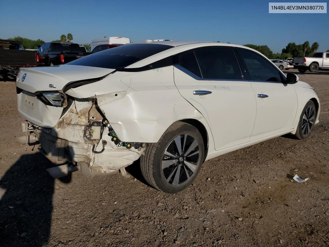 2021 Nissan Altima Sl VIN: 1N4BL4EV3MN380770 Lot: 73642914