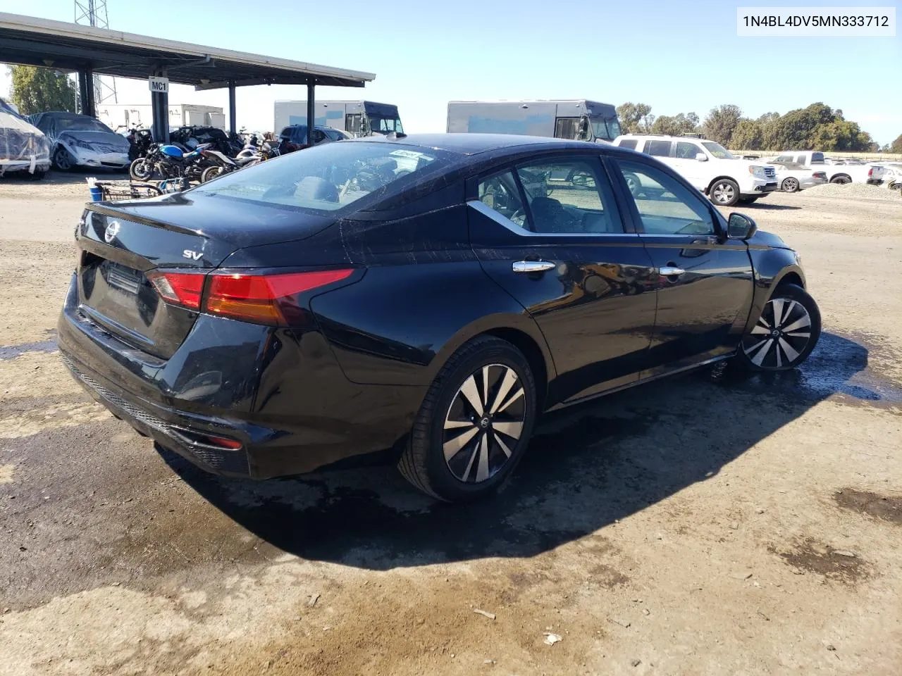 2021 Nissan Altima Sv VIN: 1N4BL4DV5MN333712 Lot: 74837134