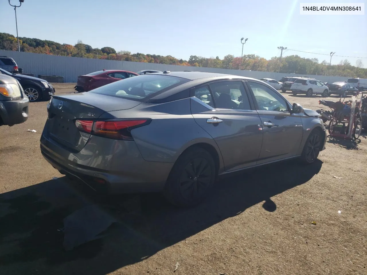 2021 Nissan Altima Sv VIN: 1N4BL4DV4MN308641 Lot: 75310084