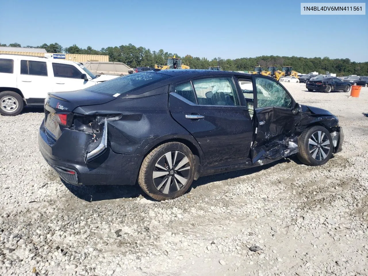 2021 Nissan Altima Sv VIN: 1N4BL4DV6MN411561 Lot: 75664974