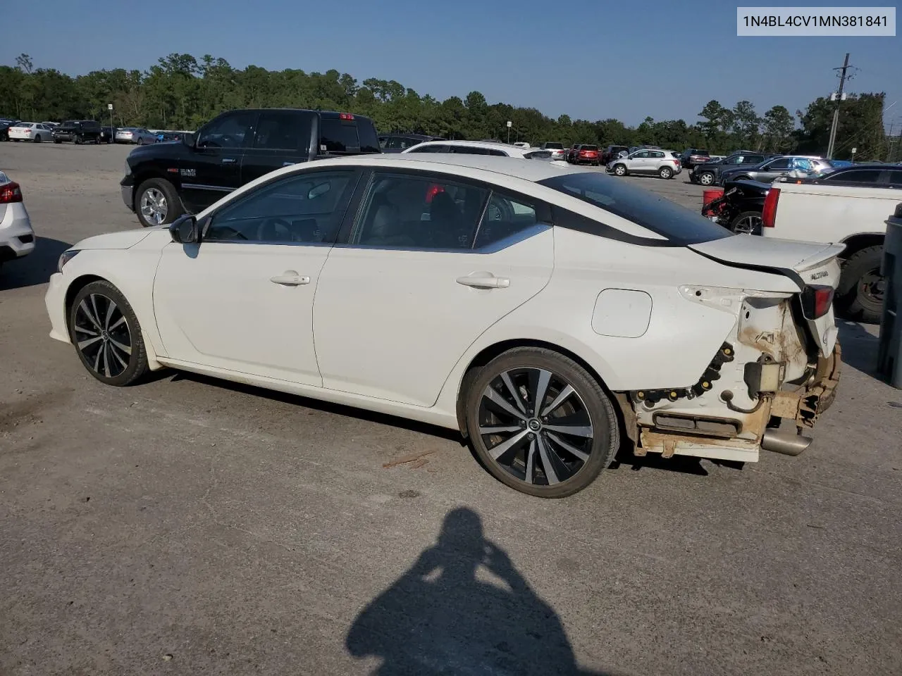 2021 Nissan Altima Sr VIN: 1N4BL4CV1MN381841 Lot: 75715174