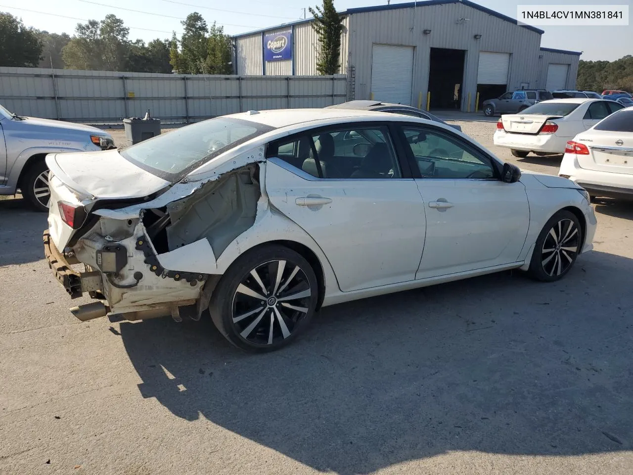 2021 Nissan Altima Sr VIN: 1N4BL4CV1MN381841 Lot: 75715174