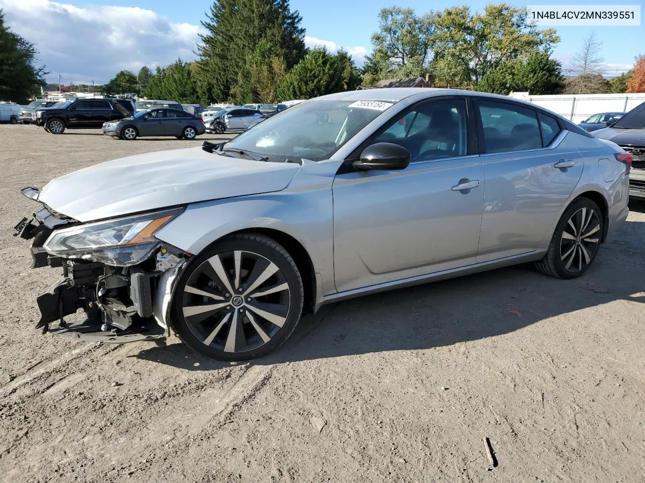 2021 Nissan Altima Sr VIN: 1N4BL4CV2MN339551 Lot: 75955184