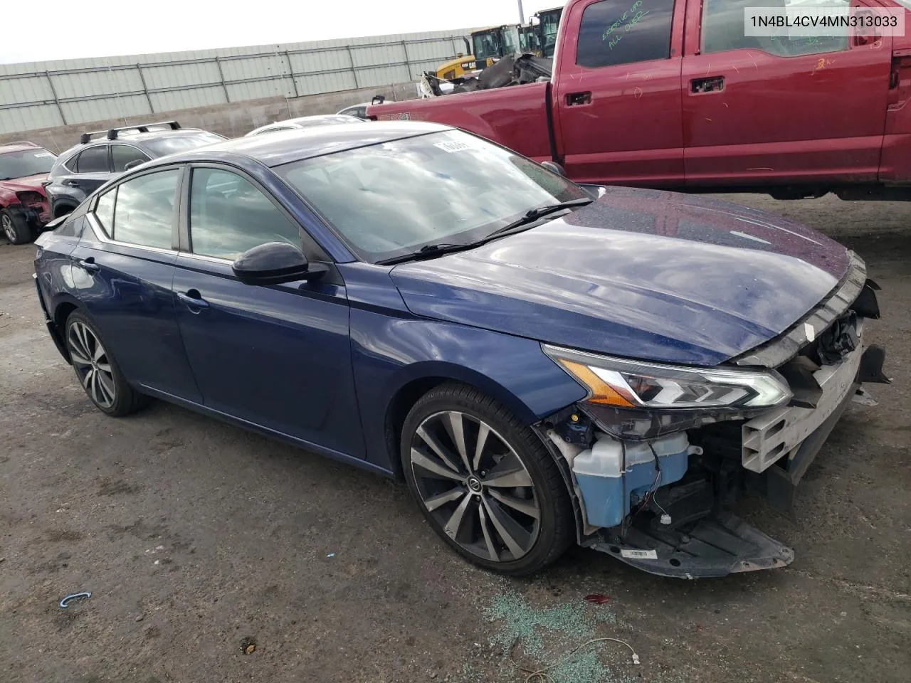 2021 Nissan Altima Sr VIN: 1N4BL4CV4MN313033 Lot: 76038914